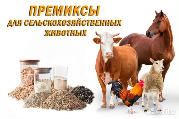 Кормовые и витаминные добавки. Премиксы. 
