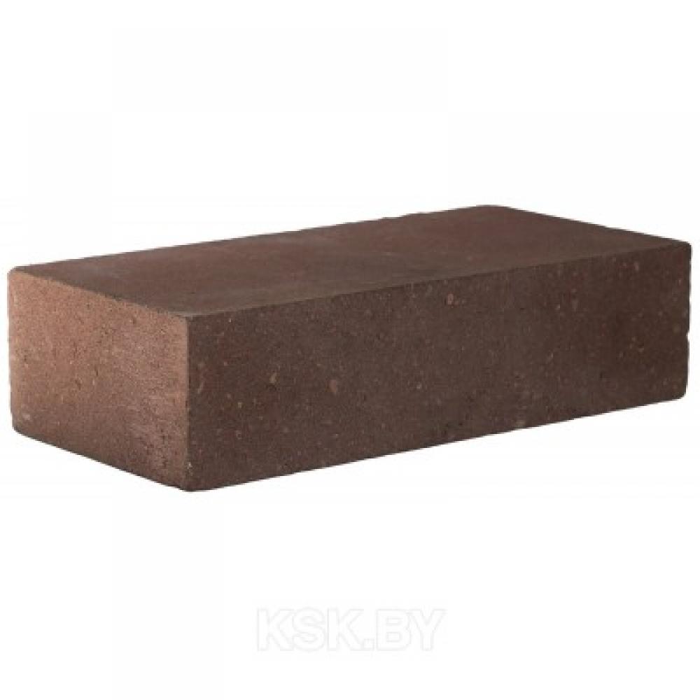 Кирпич бетонный полнотелый гладкий коричневый, 250 х 120 х 65мм, цена за шт.